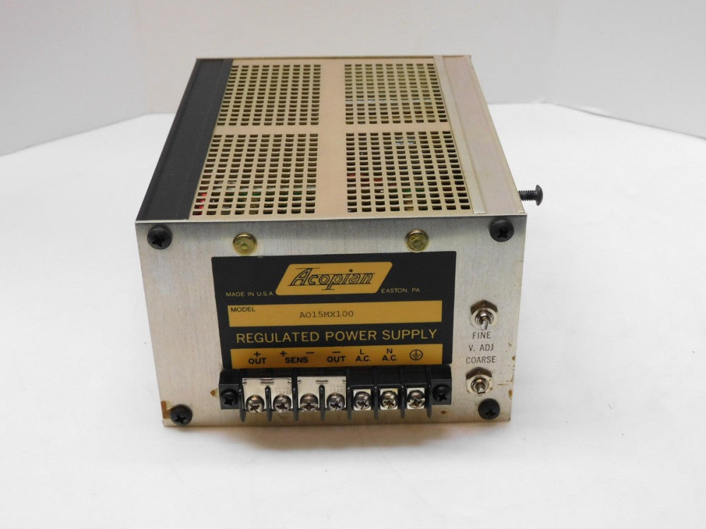 ACOPIAN A015MX100 CLOSED CHASSIS POWER SUPPLY
