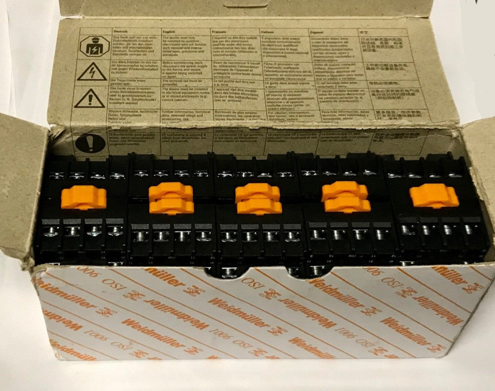 BOX OF 10 WEIDMULLER FS 4CO 7760056107 Q85 1429031310429 00 Relay Base Socket