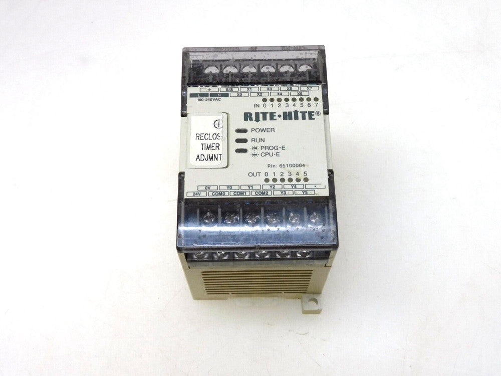 RITE-HITE 65100004 PROGRAMMABLE CONTROLLER 100-240VAC 50/60Hz 30VA