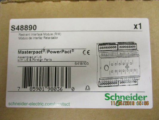 Schneider Electric - S48890 - CIRCUIT BREAKER INTERFACE MODULE 120V