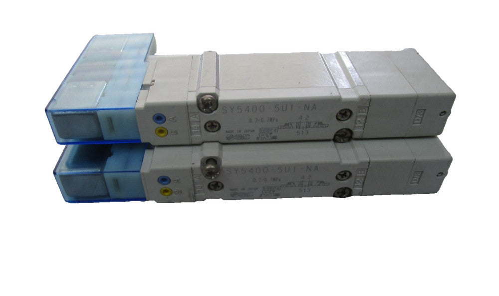 SMC SY5400-5U1-NA Solenoid Valve 0.2-0.7MPa Lot Of 2