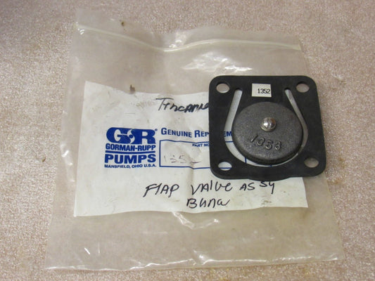 New Gorman-Rupp Flap Valve Assembly Buna 1352 1353