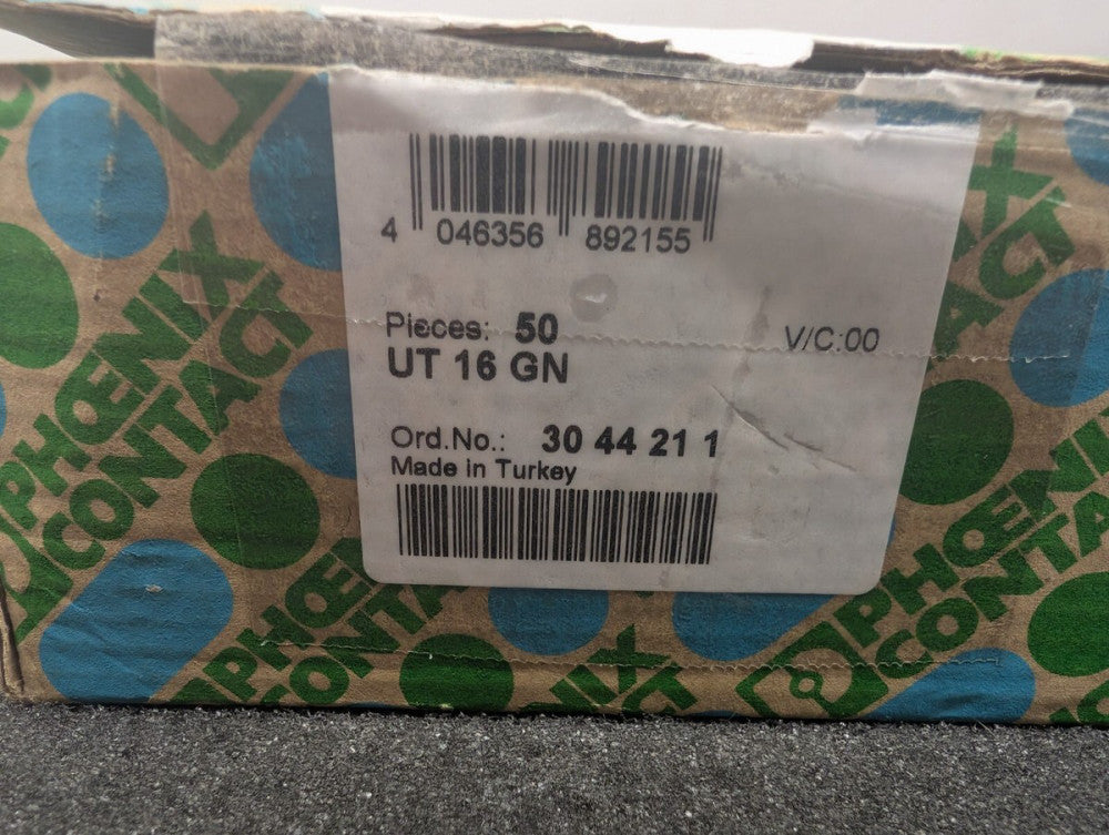 New, Phoenix Contact, 3044211, CONN TERM BLK FEED THRU 4-16 AWG - Lot of 20pcs