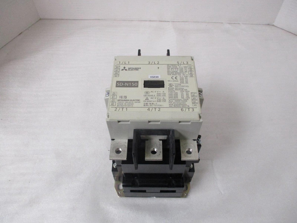 MITSUBISHI  SD-N150 CONTINUOUS 3 POLE MAGNETIC CONTACTOR/STARTER
