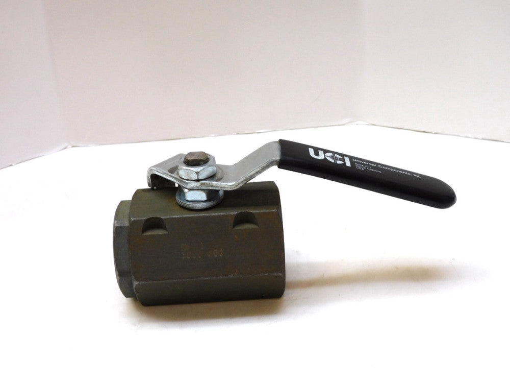UCI Universal Components Inc 1" NPT Steel Ball Valve 3000WOG