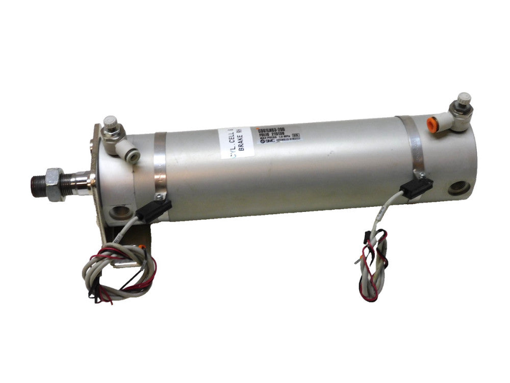 SMC CDG1LN63-200 Pneumatic Air Cylinder 1.0 MPa W/ D-C73 Sensors