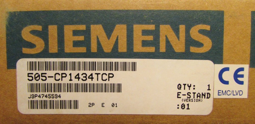 SIEMENS 505 CP1434TCP SIMATIC 505 Industrial Ethernet TCP  505-CP1434-TCP Module