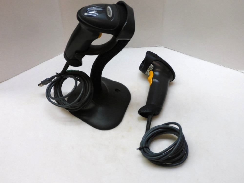 Symbol Motorola Handheld Barcode Scanner LS2208-SR20007R-UR w/ 1 Stand Lot of 2