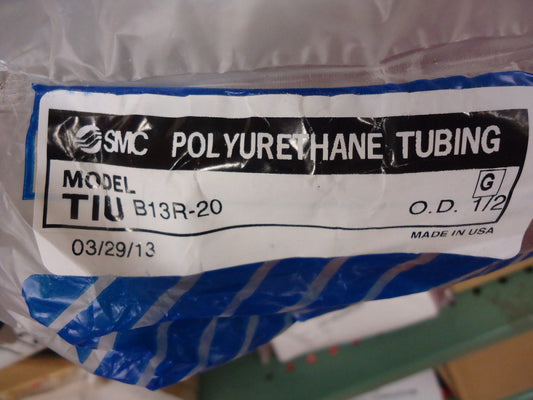 SMC TIUB13R-20. Size, 13 - 1/2" O.D.. Color, R (Red) Tubing. Brand New!
