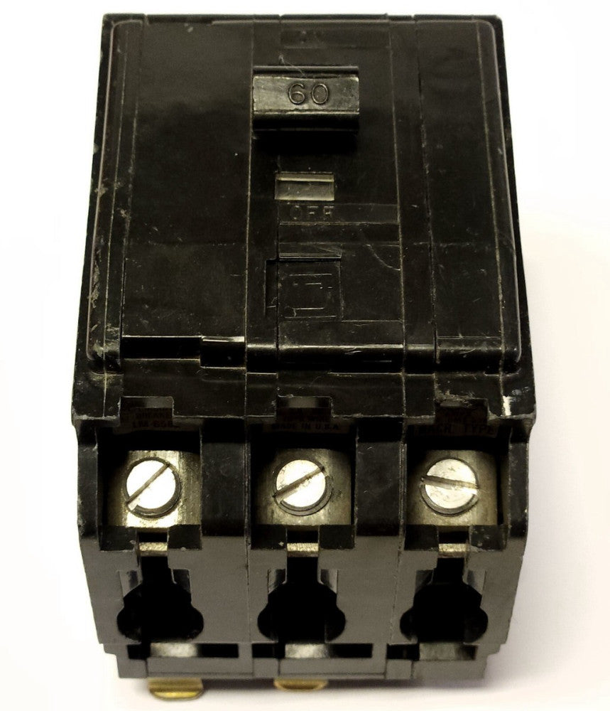 SQUARE D QOB360 3 Pole 60 AMP Type QO QOB Bolt In Circuit Breaker 120 240 VAC