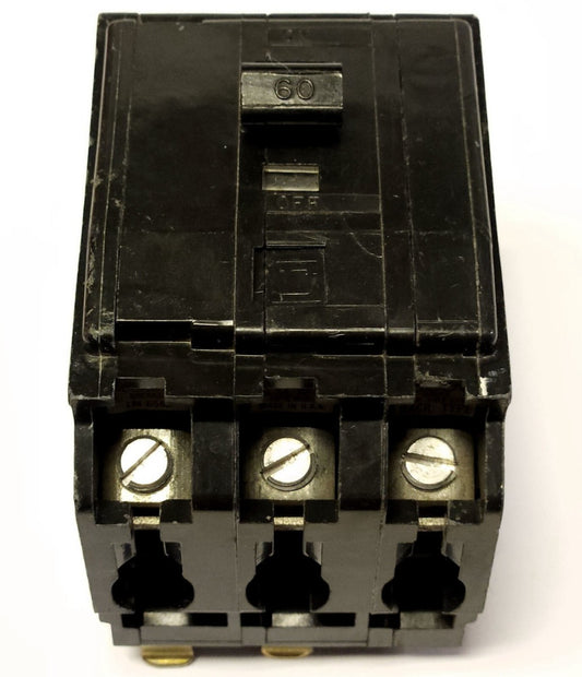 SQUARE D QOB360 3 Pole 60 AMP Type QO QOB Bolt In Circuit Breaker 120 240 VAC
