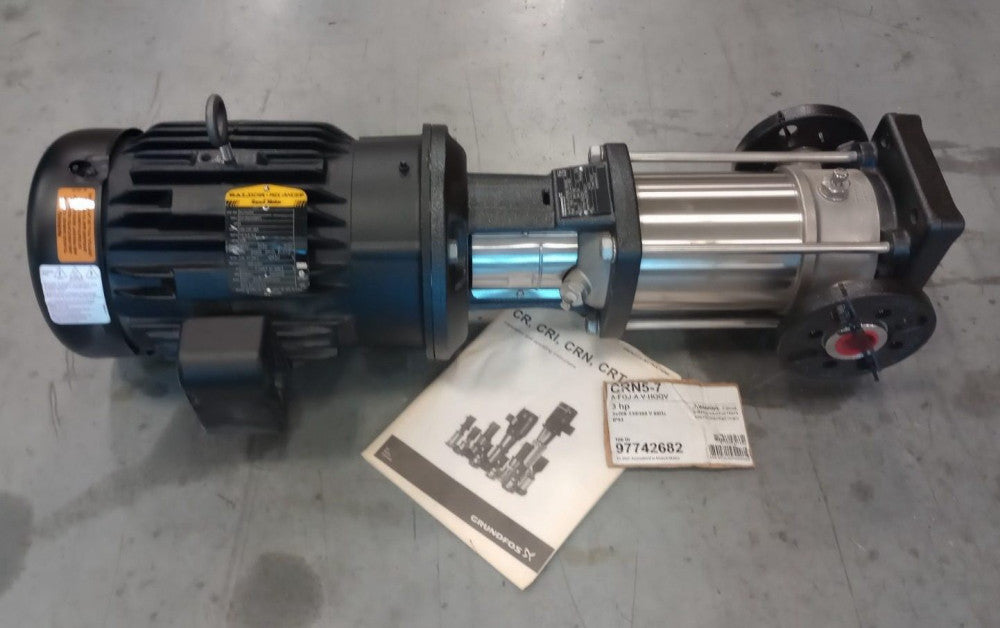 Grundfos 97742682 Vertical Pump Multistage Centrifugal CRN 5-7 A-FGJ-A-V-HQQV