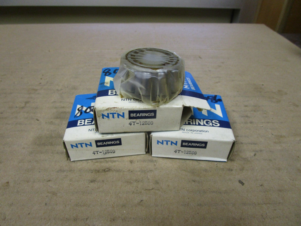 NEW LOT OF 3 NTN TAPERED ROLLER BEARING 4T-12580
