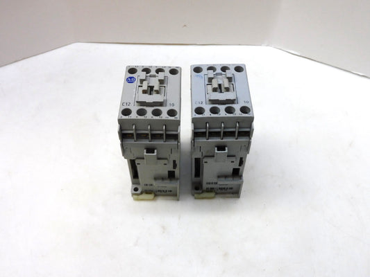 Allen Bradley 100-C12Z*10 Ser A Contactor 24Vdc Lot of 2