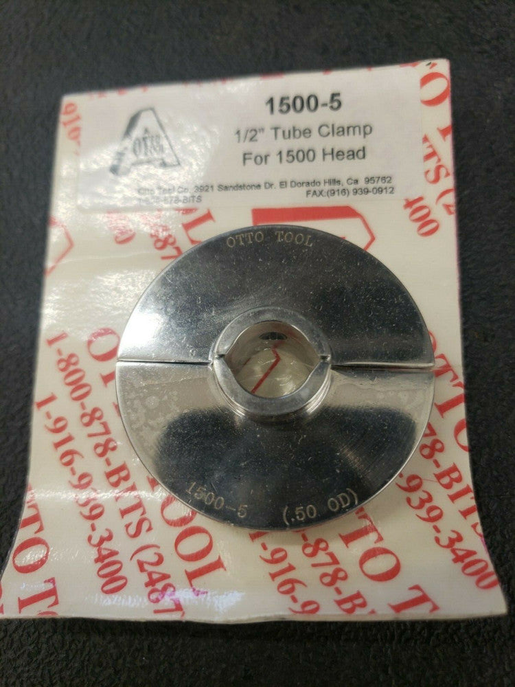 NEW, OTTO TOOL, 1500-5, 1/2" collet set for 1500 machine