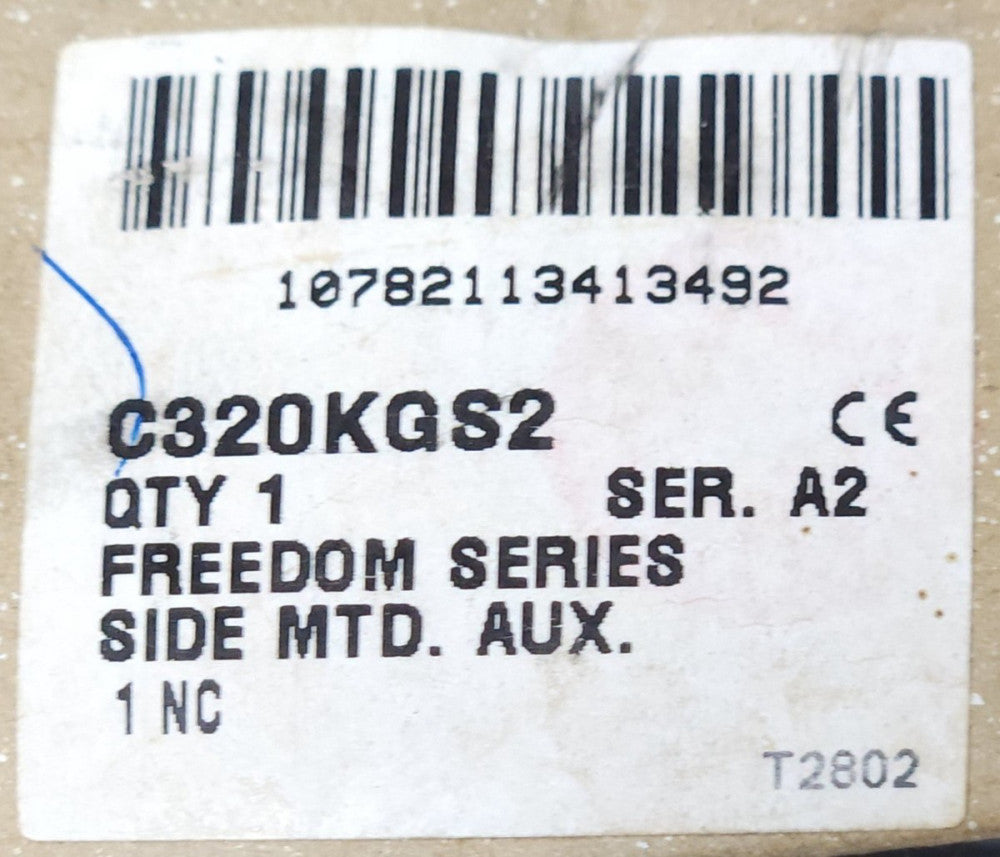 EATON CUTLER HAMMER C320KGS2 Freedom Series Side Mount Auxiliary Contact 1 NC