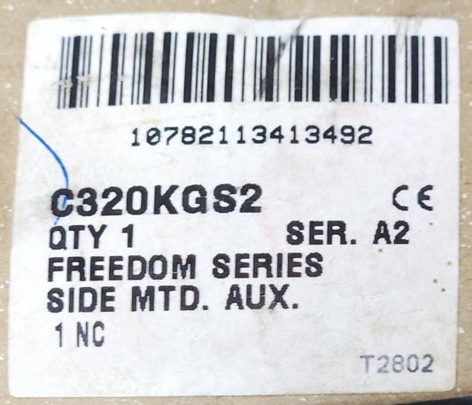EATON CUTLER HAMMER C320KGS2 Freedom Series Side Mount Auxiliary Contact 1 NC