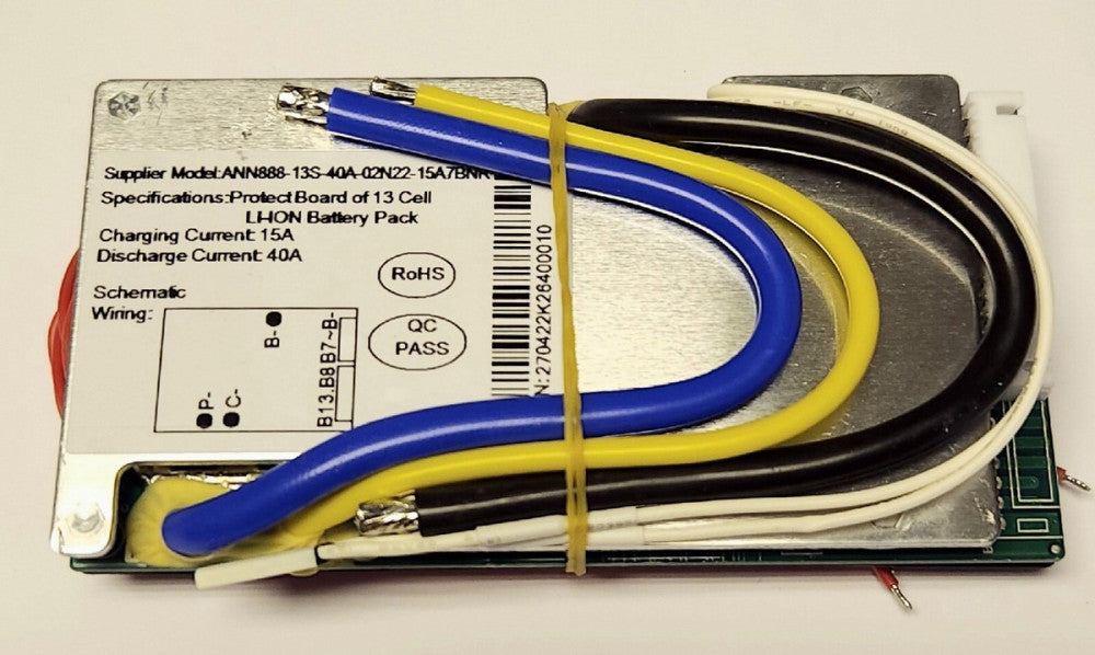 13M40A-FK ANN888 13S 40A 02N22 15A7BNR 13 Cell LHION Battery Pack PC Board