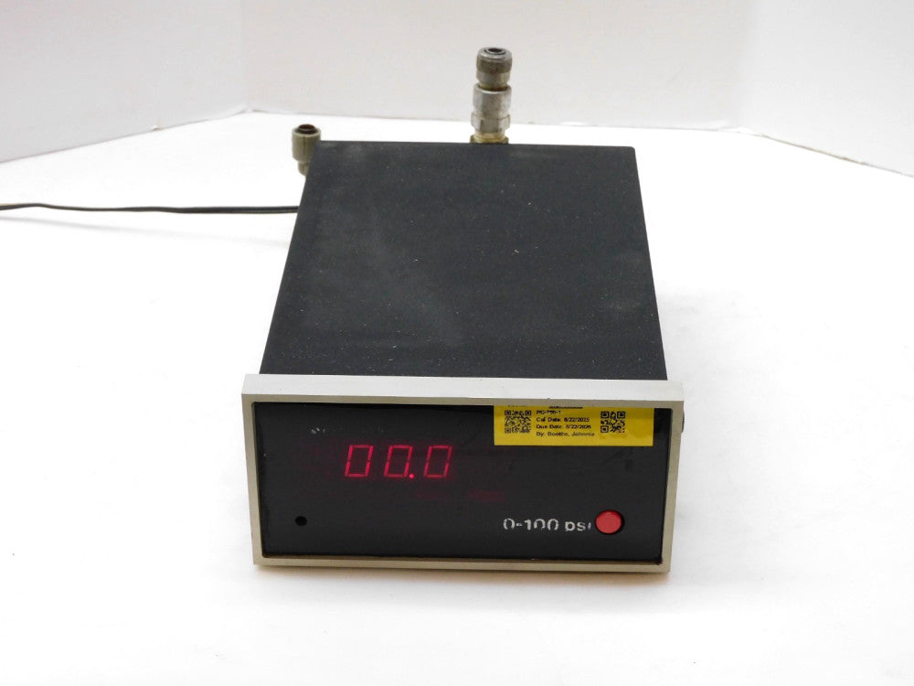 Ashcroft 2530E Digitest Digital Pressure Indicator Meter 0-100psi 9Vac