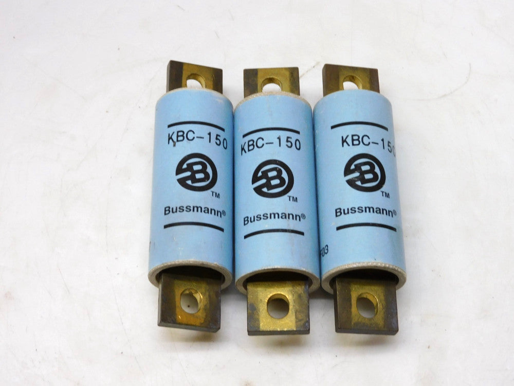 Bussmann KBC-150 Rectifier Fuse 150A lot of 3