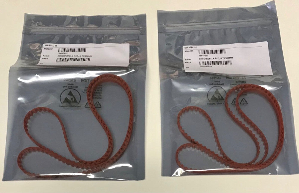 LOT OF 2 HOLOGIC STRATEC SE Synchrofelx RED 6 T5 900mm Incubator Belt