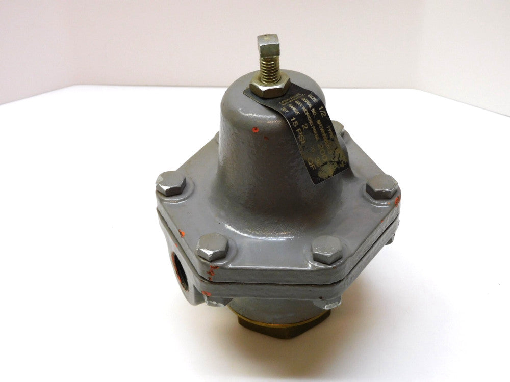 CASH VALVE BFCWSSBBS01-D PRESSURE REGULATOR 1/2" NPT TYPE B 200PSI 2-30 15PSI