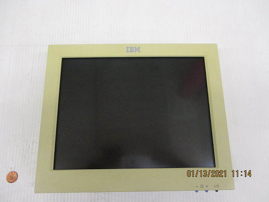 Open Box, IBM, 39Y1217, 12" Flat Panel Monitor - White. 