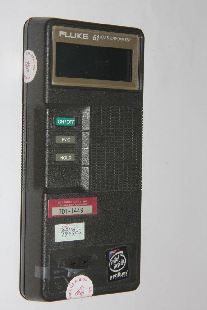 FLUKE 51 K/J Thermometer with Thermocouple