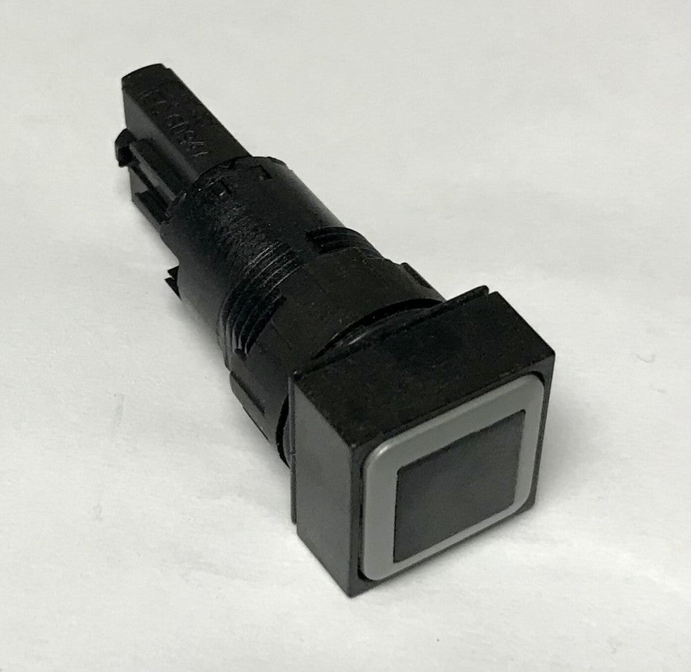 EATON MOELLER Q18DR SW BLACK Square Maintained Stay Put Pushbutton 250 VAC IEC