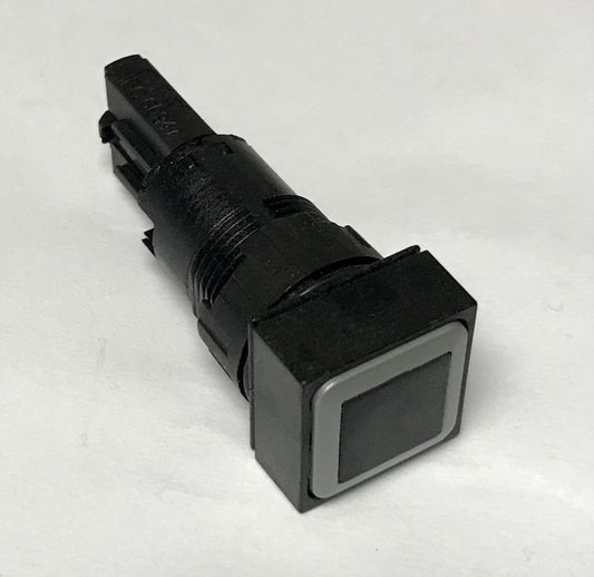 EATON MOELLER Q18DR SW BLACK Square Maintained Stay Put Pushbutton 250 VAC IEC