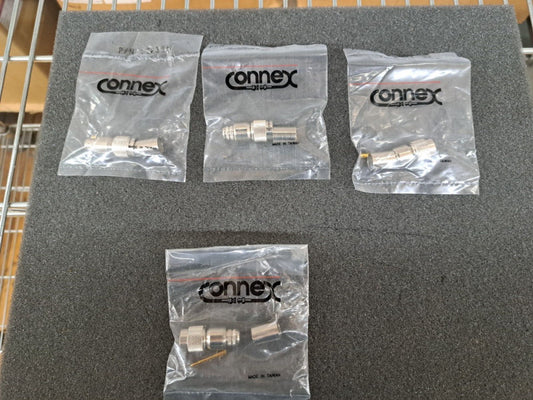 New, Amphenol, 122394, CONN TNC PLUG STR 50 OHM CRIMP, Sold as lots of 4pcs!