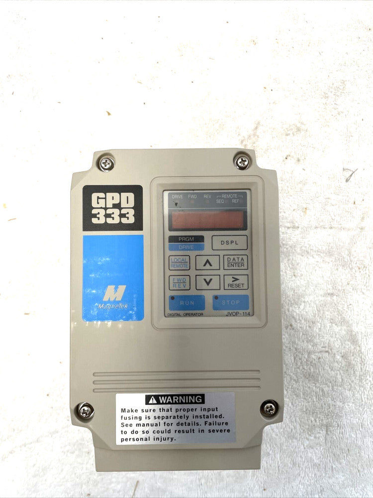 Magnetek GPD333 Adjustable Frequency Drive GPD333-B0P5N4; 460V; 3PH; PRG: 8002