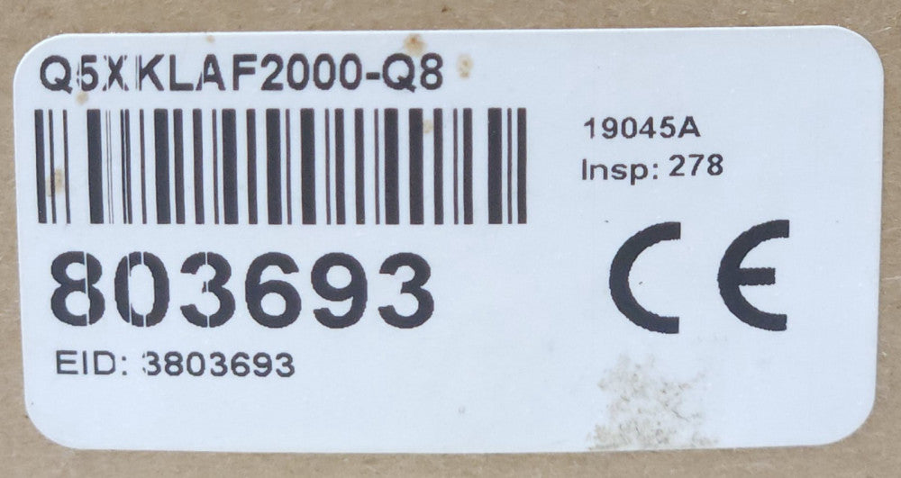 BANNER Q5XKLAF2000 Q8 LASER Measuring Device Distance Sensor Q5X 803693 Dual Dis