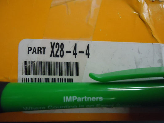 Parker X28-4-4 Brass Division 1/4BARB X 1/4MPT 1/4BARB X 1/4MPT. New! 10 Pieces!