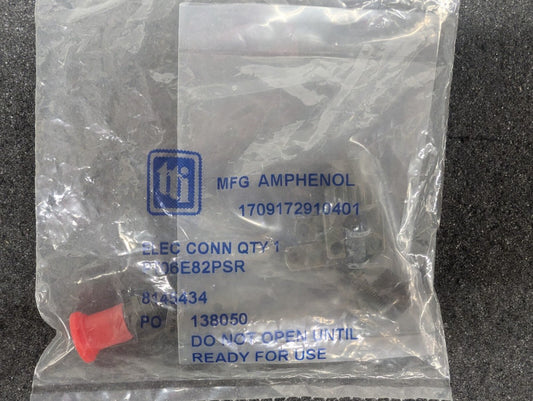 New, Amphenol, PT06E-8-2P(SR), CONN PLUG MALE 2P GOLD SLDR CUP