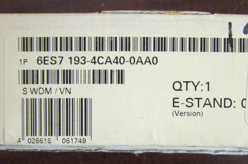 SIEMENS SIMATIC Terminal Module 6ES7 193 4CA40 0AA0