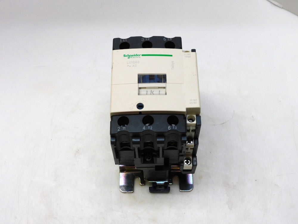 SCHNEIDER ELECTRIC LC1D50 CONTACTOR 80A 1000V 8KV 120V COIL