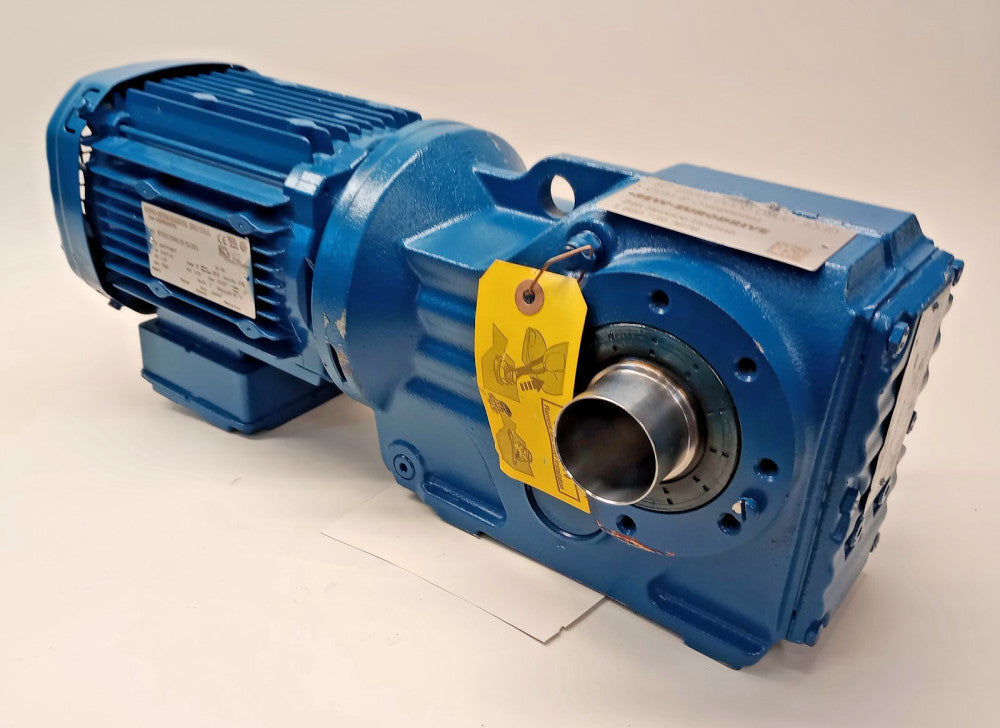 SEW EuroDrive KT47DRE80M4/DH-48.95 Gear Motor 3ph 1hp 1740/36rpm Ratio 48.95:1