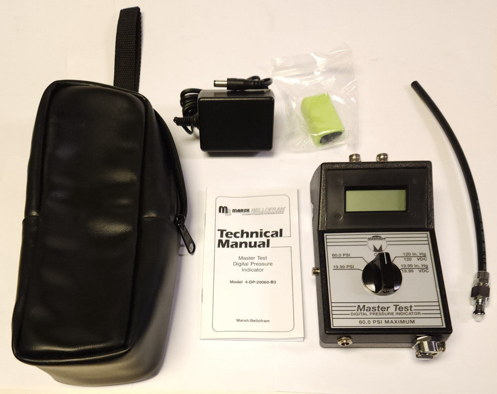 MB MARSH BELLOFRAM MODEL 4 DP 20060 B3 MASTER TEST DIGITAL PRESSURE Indicator 60
