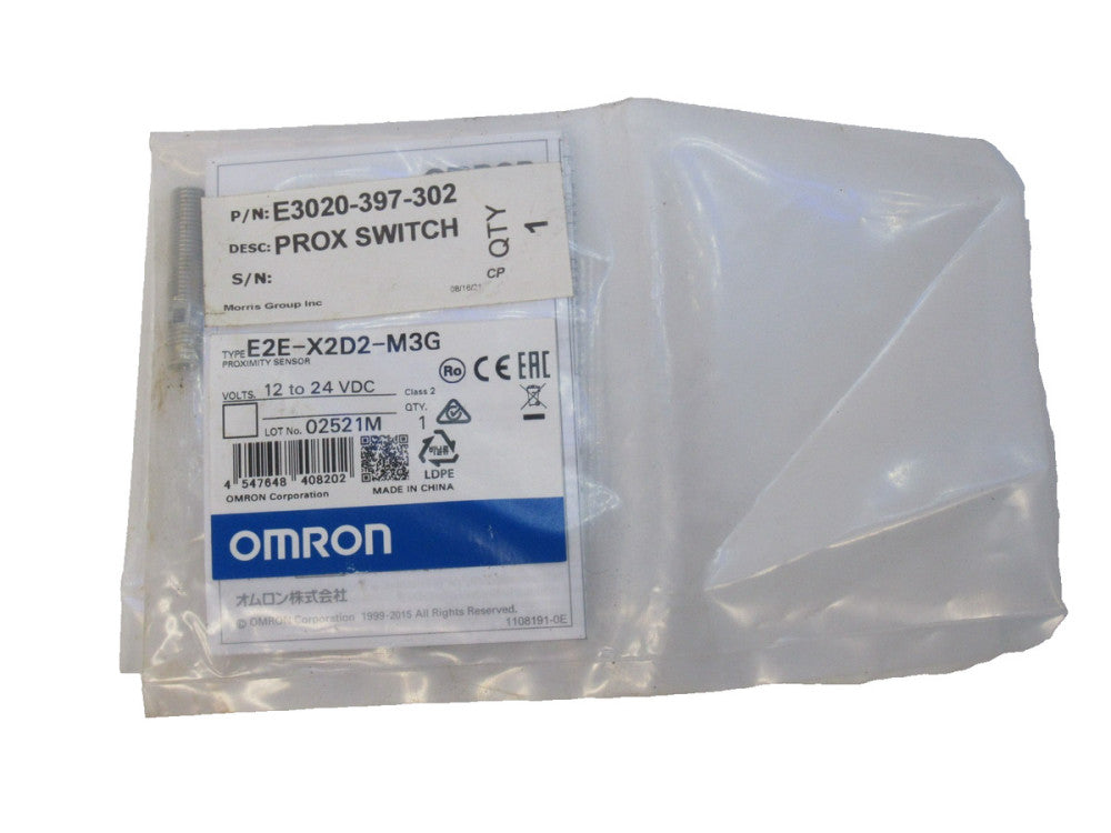 (NEW) OMRON E2E-X2D2-M3G , E2EX2D2M3G 12-24Vdc Proximity Sensor