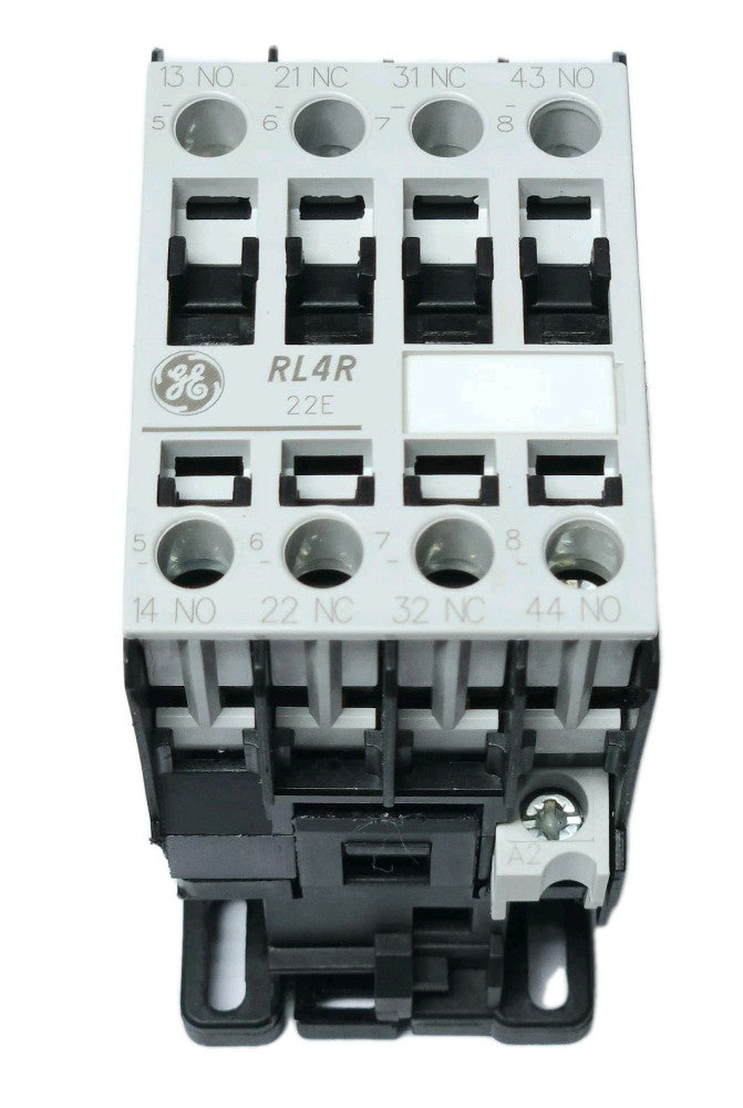 GENERAL ELECTRIC RL4RA022T Relay Auxiliary Contactor 2 NO 2 NC 120 VAC