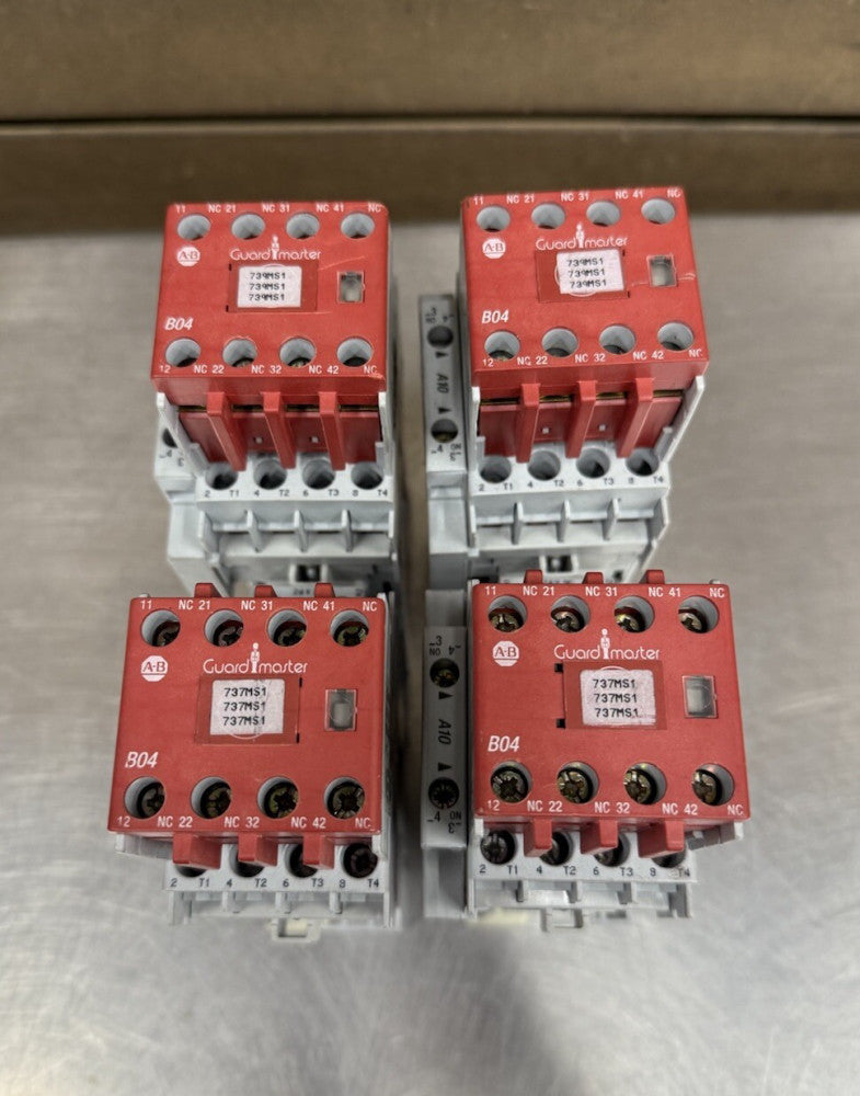 Lot of 4 - Allen Bradley 100S-C23ZJ404C SER. C Safety Contactor - USED