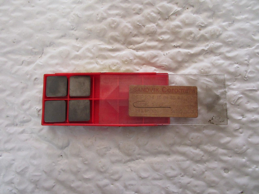Lot Of 4 Sandvik Carbide Inserts SPKN 15 04 ED R
