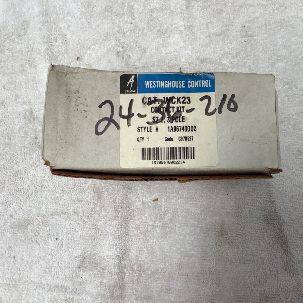 WestingHouse Control WCK23 Contact Kit Size 2,3 Pole 1A96740G02