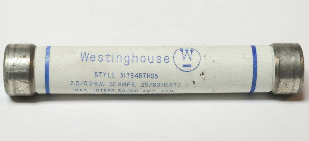 WESTINGHOUSE CUTLER HAMMER A500T5E 317B487H05 Fuse 5 E AMP 2.5 5.0 KV Type 1