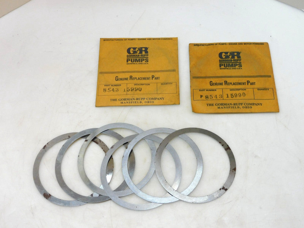 LOT OF 2 GORMAN-RUPP 8543 15990 BEARING SHIM SET