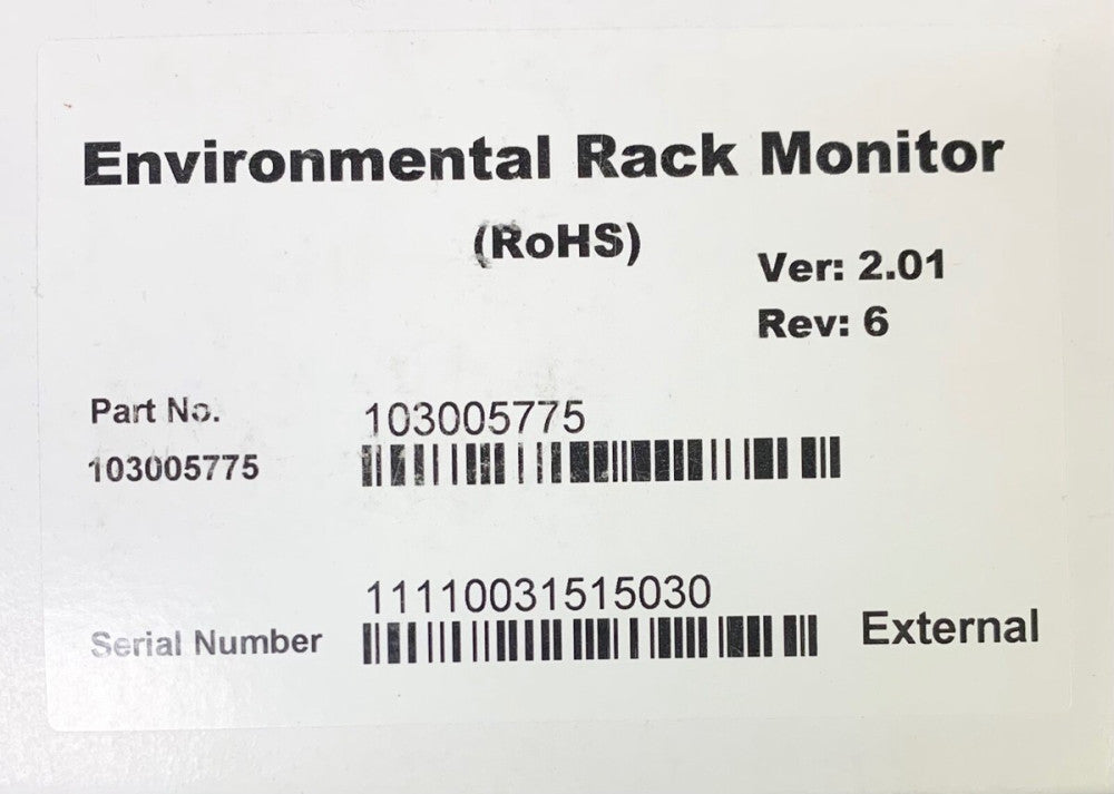 Eaton Powerware 103005775 UPS Environmental Rack Monitor Module 120 VAC 