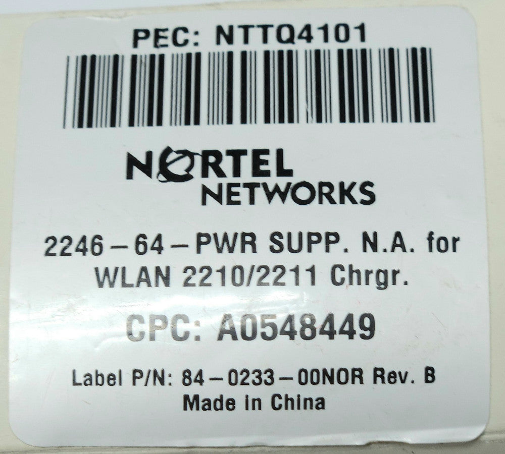 NORTEL AVAYA HON KWANG NTTQ4101 2256 64 PWR Power Supply Model D7 10 01 Input
