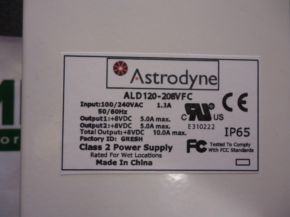 ALD120-208V-FC Astrodyne Class 2 Power Supply BRAND NEW!