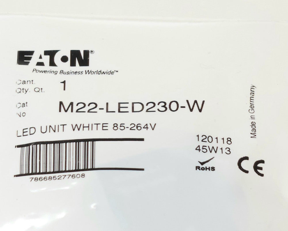 EATON M22 LED230 W Clear White LED Unit Module 85-264 Volt